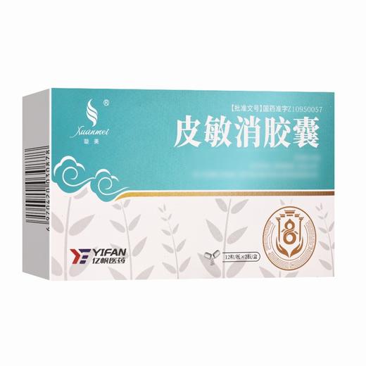 璇美,皮敏消胶囊  【0.4g*12粒*2板/盒】宿州亿帆 商品图5