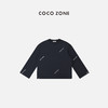 COCO ZONE“简约”圆领长袖T恤宽松版型罗纹领口 23C19143 商品缩略图0