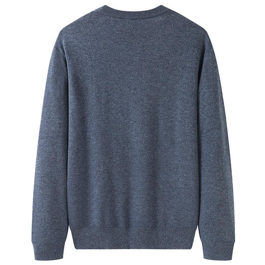 【100%羊毛】【新款DDS】大依优型大码男装羊毛衫圆领毛衣针织衫休闲加肥加大男士胖子大码内搭上衣 商品图4