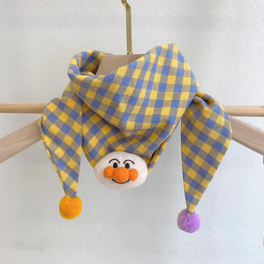 【新款卡通儿童围巾】秋冬宝宝口水巾 洋气防风保暖双面男女童三角巾 商品图12