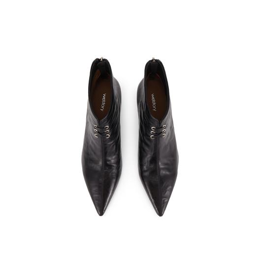 westory2024年秋冬新款优雅风中高跟百搭短靴切尔西W24DS84441 商品图5