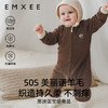 【宝宝服饰】嫚熙羊毛发热德绒婴儿连体衣新生儿宝宝爬服哈衣秋冬加厚保暖衣服 商品缩略图6