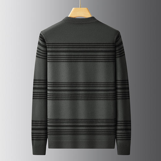 【新款DPF】大依优型大码毛衣针织衫毛衫休闲加肥加大男士胖子大码内搭上衣打底衫 商品图3