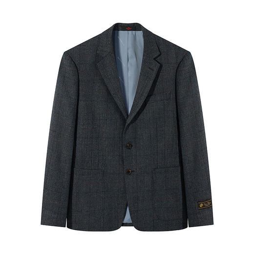 【高端系列】柒牌西服男士秋冬新款进口面料纯羊毛商务休闲单西装	127C71040 商品图4