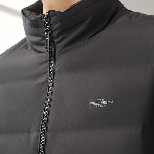 【白鸭绒】柒牌立领羽绒服男士2024冬季新款时尚休闲加厚保暖外套	127E70640 商品图2