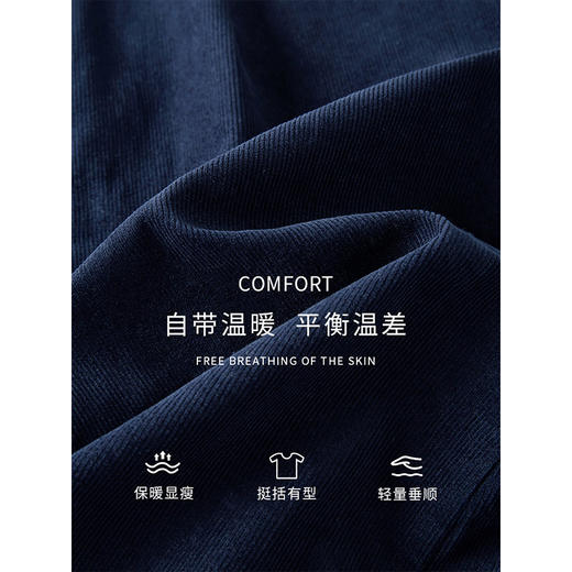 【专属特价】熙世界工装风灯芯绒连衣裙秋冬通勤高级感加厚衬衫裙子2025新款 商品图2