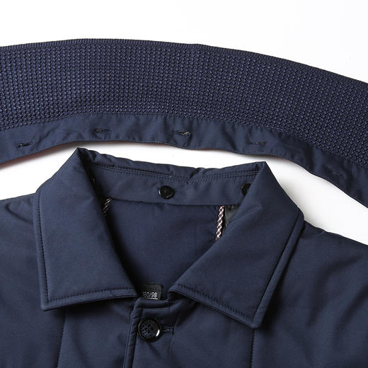 【棉衣】【可拆衣领】【新款DWP】大依优型大码翻领夹克加棉棉衣外套风衣加肥加大肥佬休闲商务上衣男士胖子 商品图8