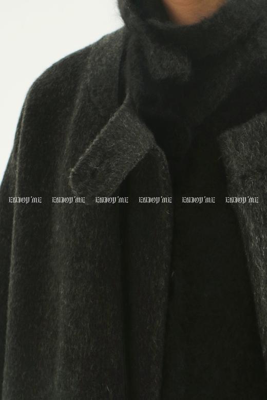 【门店同款】ENJOY冬季柔韧与共手套圆领大衣 159496693 商品图12