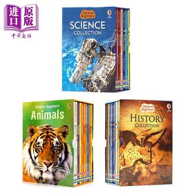 【中商原版】英文原版尤斯伯恩初学者系列3盒共30册 科学历史动物 Usborne Beginners Science History Animals Boxset 