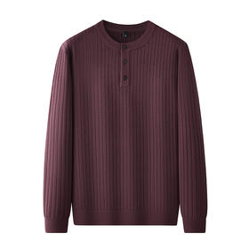 【新款DPF】大依优型大码毛衣针织衫毛衫休闲加肥加大男士胖子大码内搭上衣打底衫