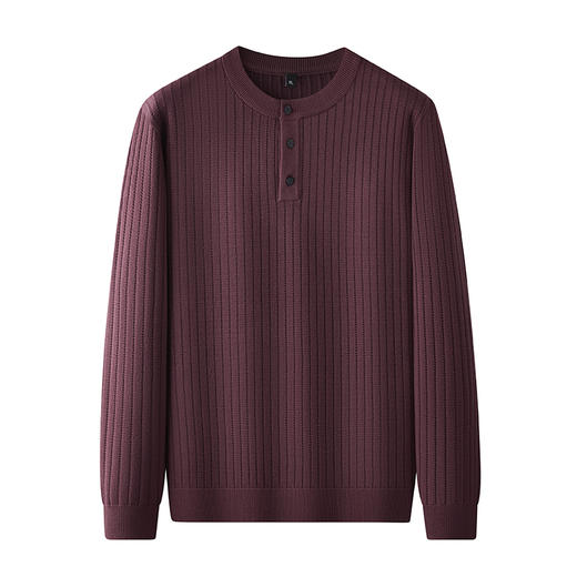 【新款DPF】大依优型大码毛衣针织衫毛衫休闲加肥加大男士胖子大码内搭上衣打底衫 商品图0