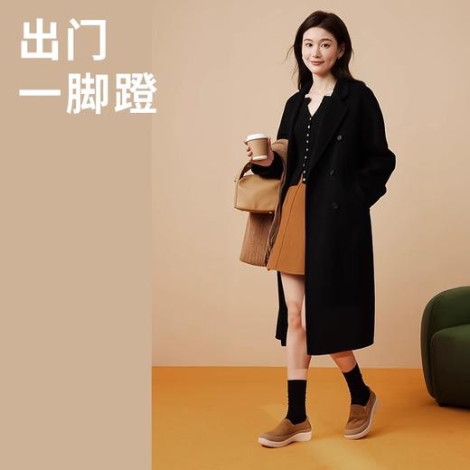 Pansy盼喜日本女鞋休闲鞋轻便舒适厚底一脚蹬鞋女士鞋子4103 商品图1