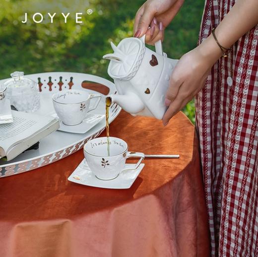 JOYYE 爱丽丝网红茶具套装家用客厅女办公室杯壶陶瓷高档轻奢礼盒 商品图1