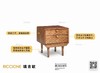RICCIONE 瑞吉欧原创设计陀螺系列布艺实木床Ms15253、床头柜Ms5053 w6 商品缩略图5