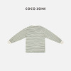 COCO ZONE宽松百搭条纹T恤休闲圆领上衣打底衫24C10033 商品缩略图1