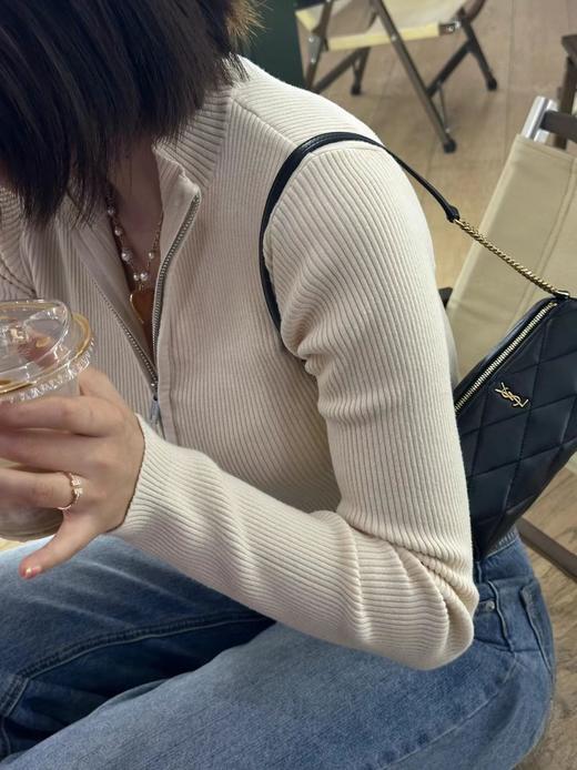 SAINT LAURENT圣罗兰 YSL 金标Logo链条 皮革 圆筒包腋下包单肩包 迷你 女款（CB） 商品图5