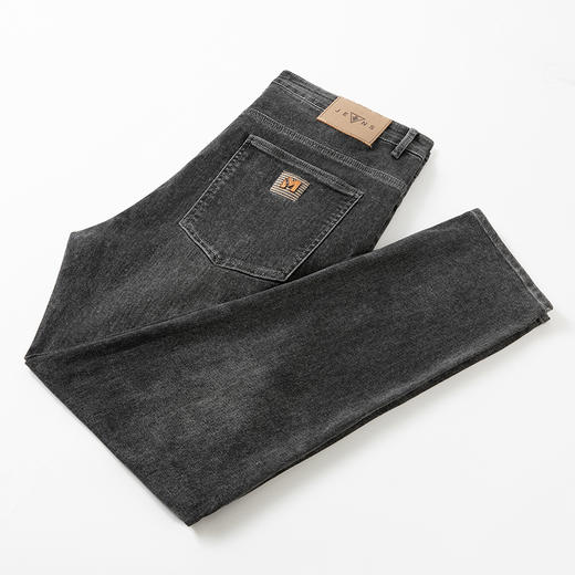 【新款DKP】大依优型大码锥形牛仔裤直筒长裤男舒适弹力休闲商务简约百搭加肥加大男装 商品图2