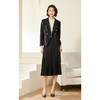 乔万尼西装外套女新款春秋款气质黑色西服EM3B429 商品缩略图2