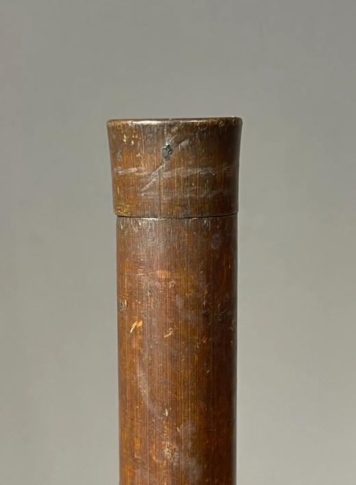 竹雕撇足圆筒式线香筒 ，顺丰包邮 商品图8