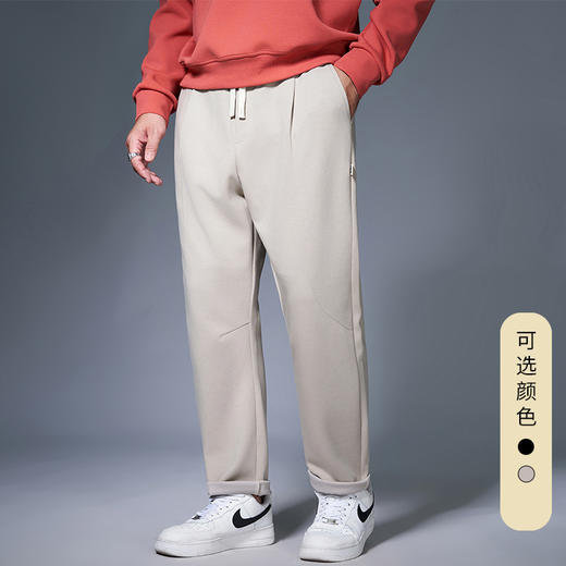 【新款DMH】大依优型大码直口直筒休闲裤加肥加大宽松男士卫裤胖子300斤显瘦潮流运动 商品图5