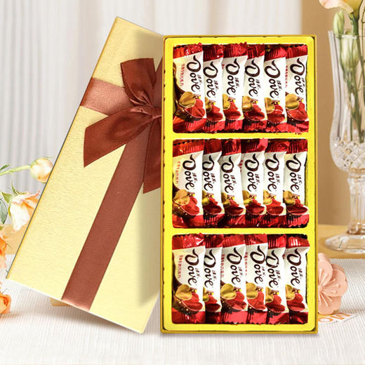 【满满心意！德芙巧克力新年礼盒】2025蛇年德芙巧克力礼盒 德芙丝滑牛奶巧克力礼盒装 商品图0