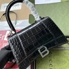 巴黎世家| 鳄鱼纹 Balenciagα沙漏包 大小号（CB） 商品缩略图3
