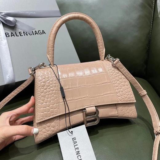 巴黎世家| 鳄鱼纹 Balenciagα沙漏包 大小号（CB） 商品图5