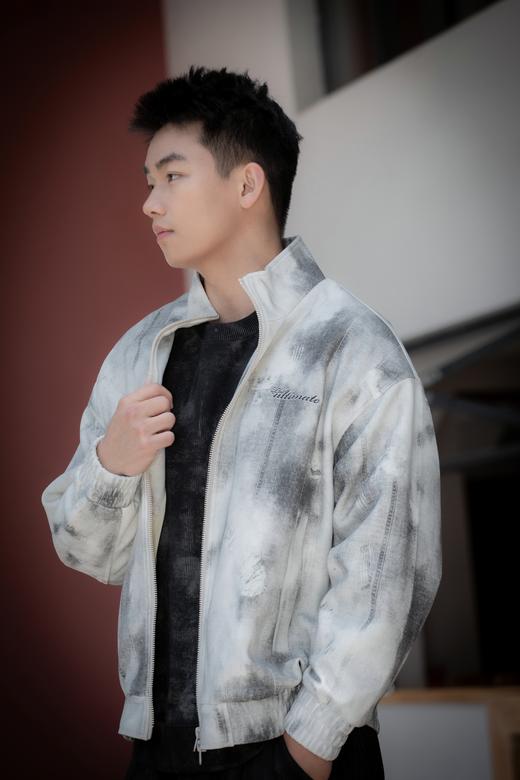 432972001泼墨做旧时尚夹克 商品图3