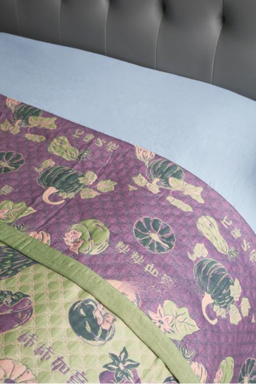 😉【良心推荐】🌸#玛万生活色织文化提花床盖🌟🌟🌟——百分百全棉，🌈舒适呵护每一刻 😏三层纱上下两层100%全棉面料，😍透气性强，🙌吸湿性好 商品图1