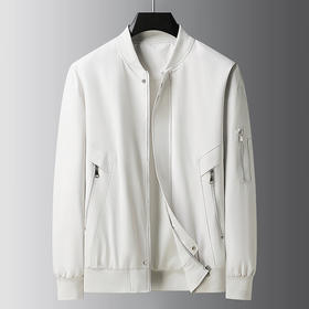 【特大码】【新款DJR】大依优型大码棒球领夹克加肥加大休闲胖子宽松外套上衣男装潮流