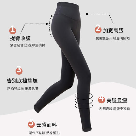 【6折】新款空气瑜伽裤打底裤春秋裤子长裤鲨鱼裤【S24355】 商品图1