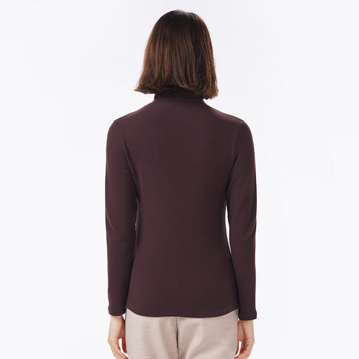 都市丽人保暖衣舒暖单件上衣暖肤绒3.0中厚女士保暖衣单件上衣LWTDA6 商品图4