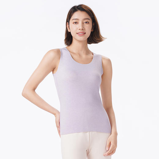 都市丽人保暖衣舒暖单件背心膨暖绒3.0中厚女士保暖衣保暖背心LWT4A3 商品图1