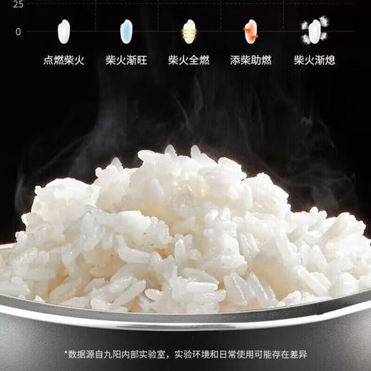 【自营】 九阳 低糖电饭煲 快煮低糖 柴火饭 土灶原釜 4L 商品图7