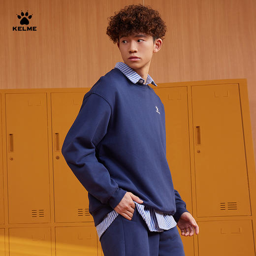 卡尔美新款男士男式圆领卫衣 商品图11