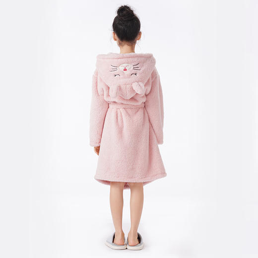 都市丽人眯雅佳睡衣超值精选单件袍长毛绒厚童装法兰绒单件袍JHT7A2 商品图6