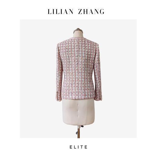 E系列-定制—“时尚轮回”——爱有共鸣——千金风嵌边小香外套  2405009 商品图3