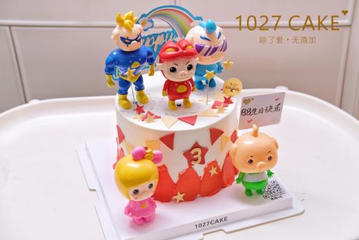 1027CAKE |   猪猪侠主题蛋糕 儿童蛋糕 商品图0