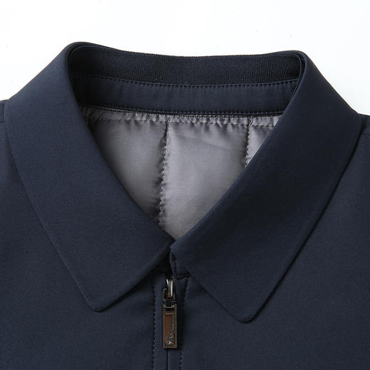 【新款DLC】大依优型大码加棉棉衣夹克翻领外套男商务休闲加肥加大夹克上衣胖子显瘦保暖 商品图4