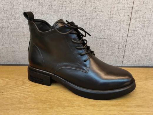 豪行213x64809牛皮低跟时尚休闲女单靴短靴 商品图0