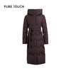 pure touch李子色中长款鹅绒羽绒服1306243376 商品缩略图4