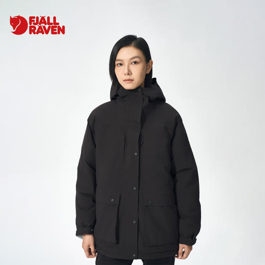 北极狐 女士连帽棉服 2024秋冬新户外徒步露营保暖棉夹克14500152 商品图0