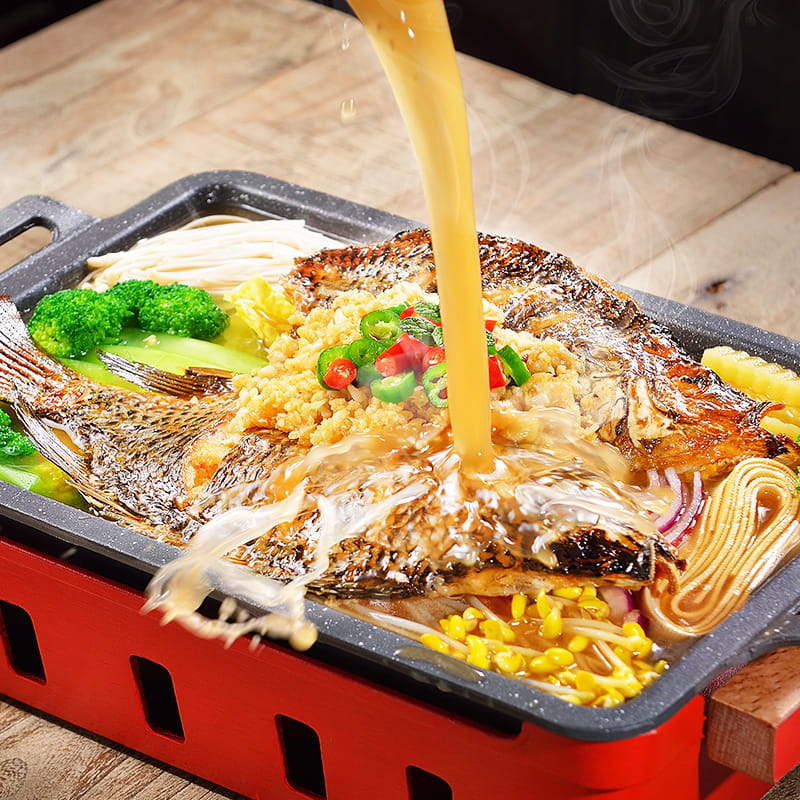 【3盒装~】小霸龙 蒜香烤鱼 1kg 罗非活鱼熬制 主餐宵夜聚会 方便菜