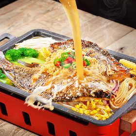 【3盒装~】小霸龙 蒜香烤鱼 1kg 罗非活鱼熬制 主餐宵夜聚会 方便菜