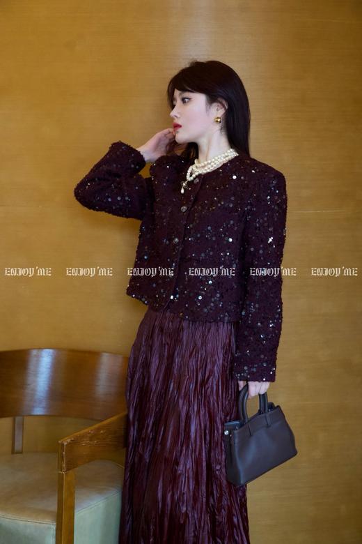 【门店同款】ENJOY冬季自由意志名媛亮片小香外套 159693371 商品图5