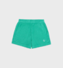 Sporty & Rich - SRC Terry Shorts - Caribbean/White - 女装 - 短裤 - 海蓝色 商品缩略图0