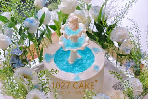 1027CAKE | 莫奈花园  喷泉许愿池  鲜花（没有的花材会随机更改调整） 商品图3