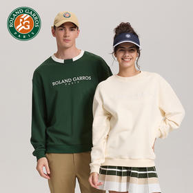 罗兰加洛斯法网卫衣春秋款男女2022新款情侣装宽松长袖运动套头衫