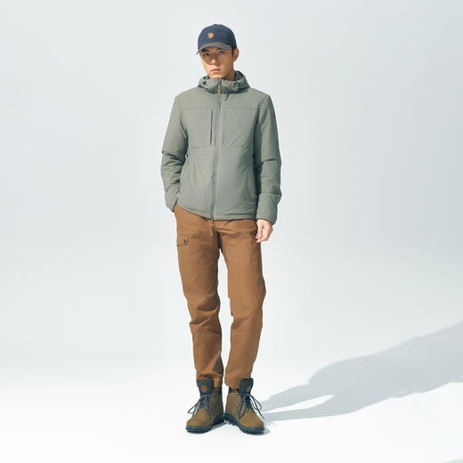 北极狐 男士连帽棉服 2024新款 秋冬户外徒步保暖棉夹克08242133 商品图4