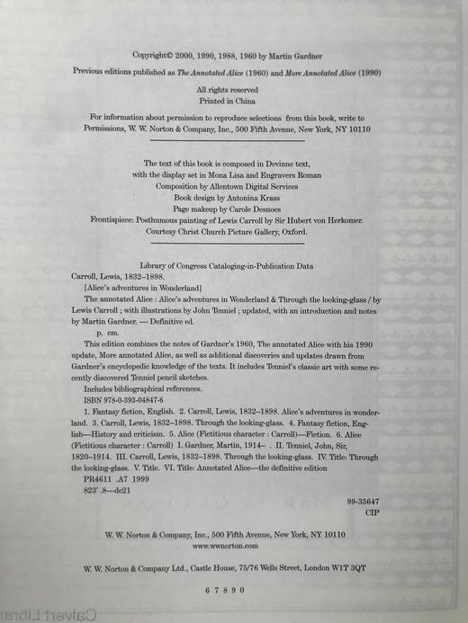 爱丽丝故事全集（详注版）（2000） 约翰·坦尼尔经典插图 精装16开 商品图4